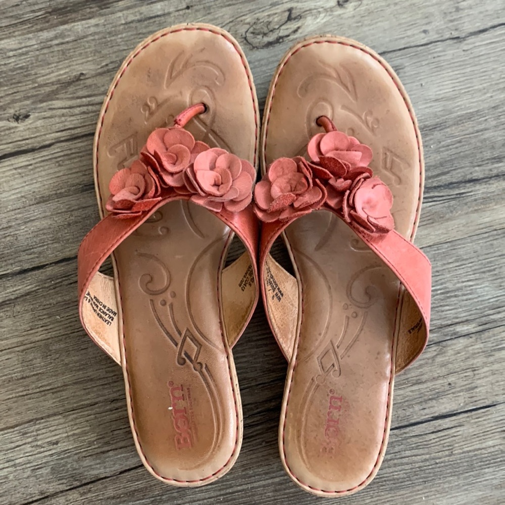 Flower BORN Pink sandals🌺🌸🌸🌸